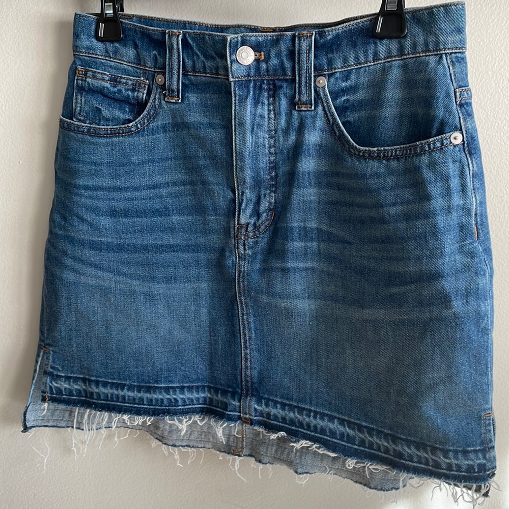 Madewell Denim Mini Skirt